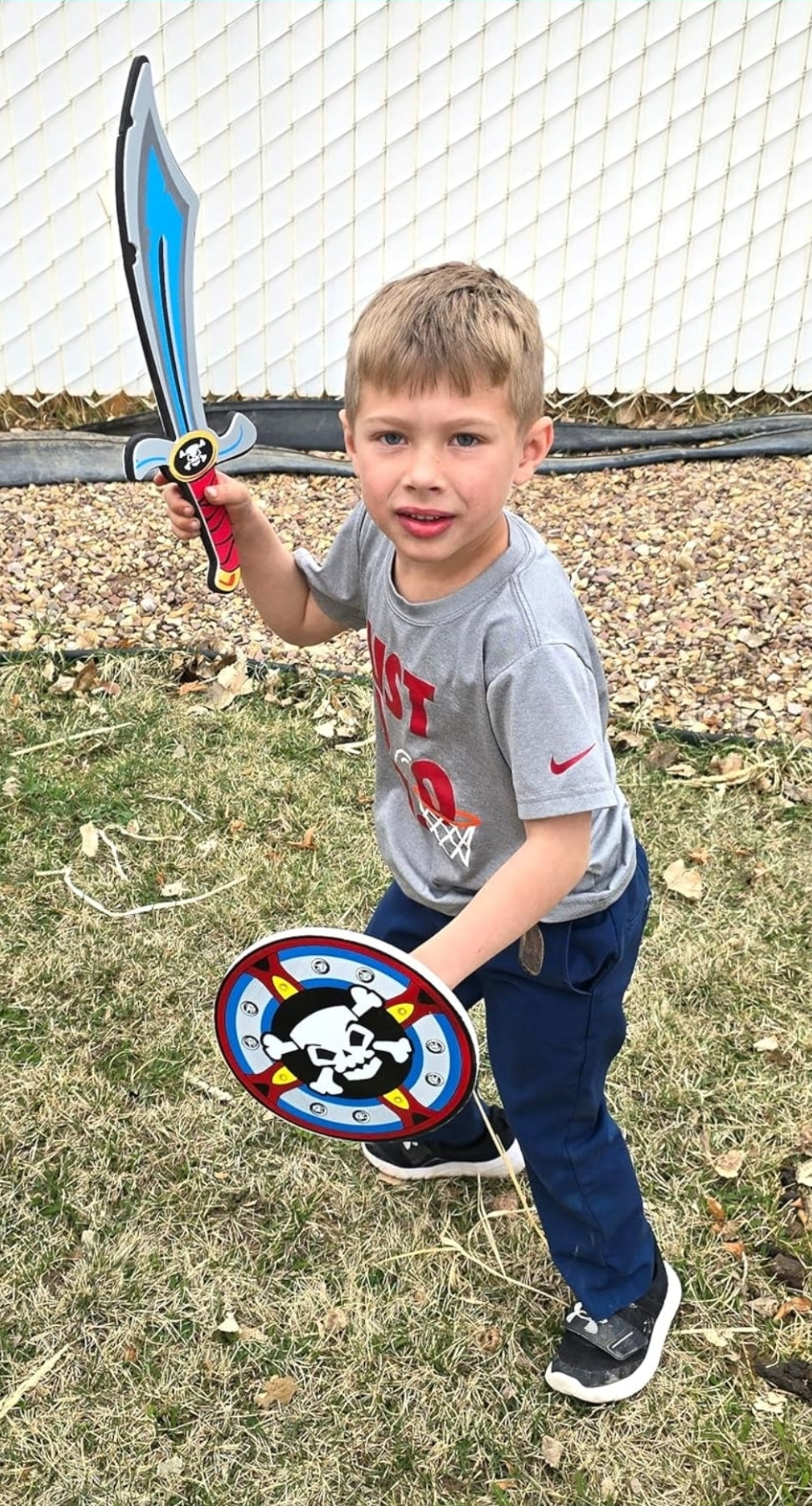 Foam Pirate Sword and Shield Set