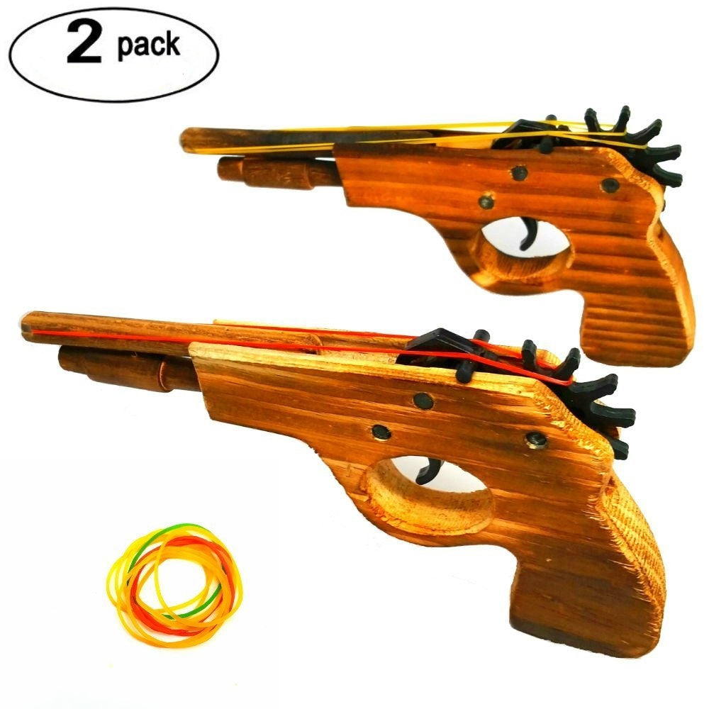 Rubber Band Toy Guns 2-Pack